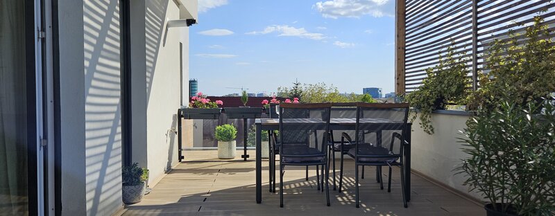 Pipera  Proprietar penthouse 3 camere terasa 3 terase mari | parcare